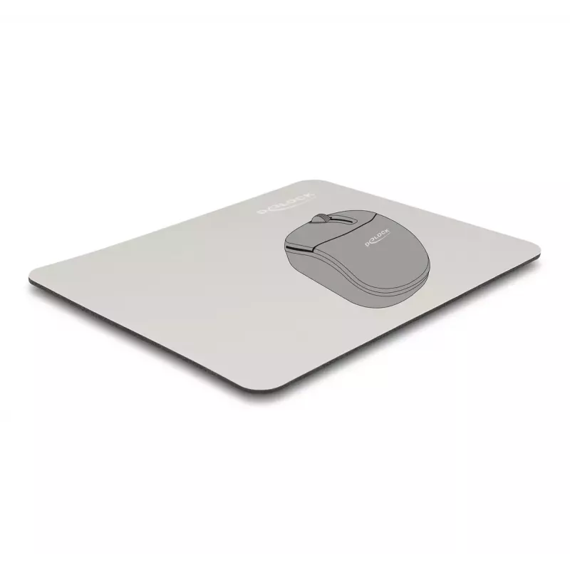 Pelės kilimėlis DeLOCK 12147 Pilkas 180x220 mm Guminis Neslystantis
