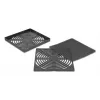 Ventiliatoriaus grotelės DELOCK 67313, ABS juodos, 125×125 mm, tvirtinimo raštas 105×105 mm
