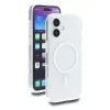 Apsauginis dėklas „iPhone 17“, DELOCK — Dangtelis, suderinamas su „MagSafe“, permatomas baltas, tinka iki 16 cm (6,3 col.) ekranui