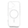 Apsauginis dėklas „iPhone 17“, DELOCK — Dangtelis, suderinamas su „MagSafe“, permatomas baltas, tinka iki 16 cm (6,3 col.) ekranui