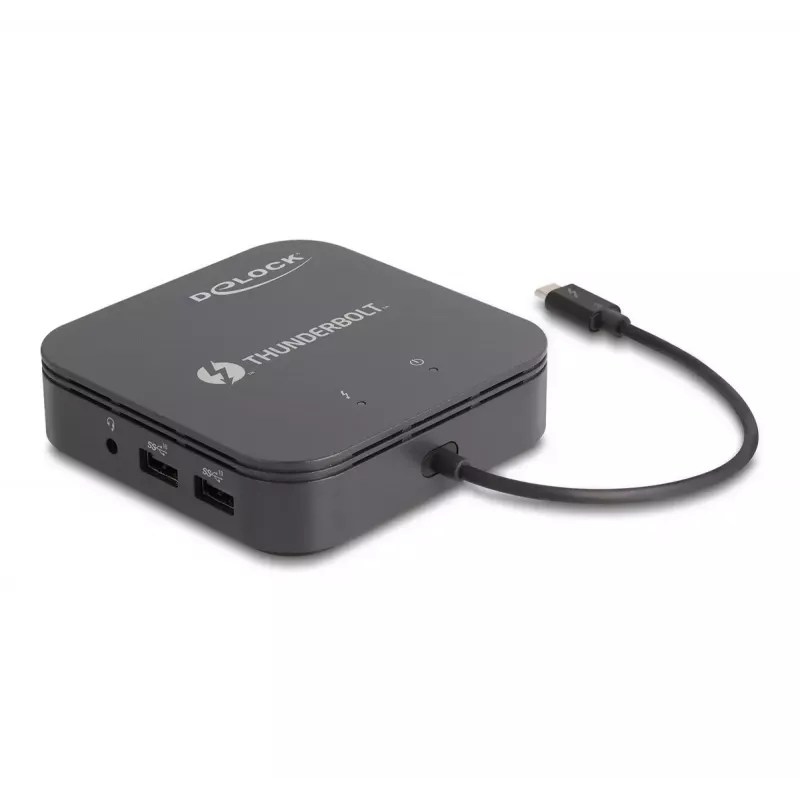 DeLOCK Thunderbolt 3 Mini dokų stotelė 8K DisplayPort HDMI USB LAN Audio PD 3.0