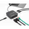 DeLOCK Thunderbolt 3 Mini dokų stotelė 8K DisplayPort HDMI USB LAN Audio PD 3.0