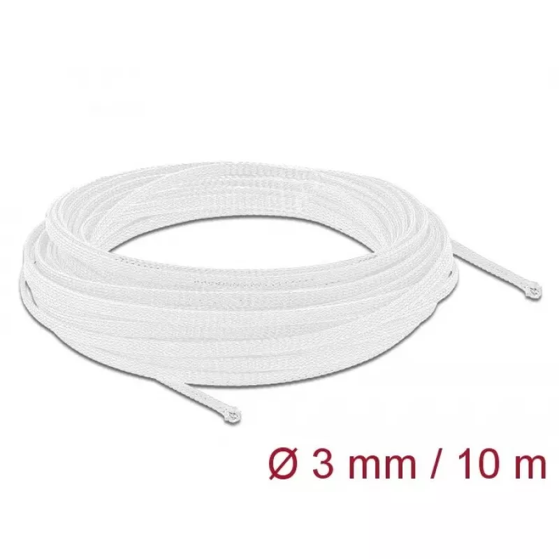Apsauginė pynė DeLOCK 20692 10 m x 3 mm balta