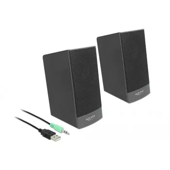 Stereospeakers DELOCK 27001, 2.0, maitinamas USB