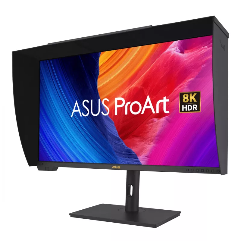 32 colių ASUS ProArt PA32KCX 8K Ultra HD (7680×4320) IPS LCD monitorius, 5 ms, 1000 cd/m², USB 3.2 Gen 2, VESA, įmontuoti garsiakalbiai