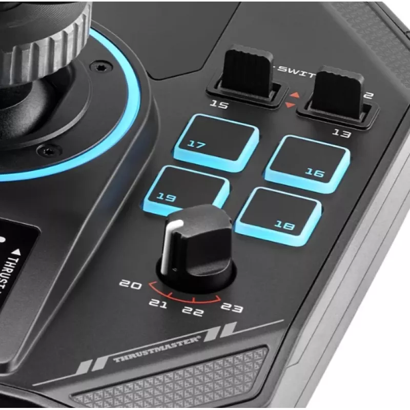 Žaidimų vairo bazė Thrustmaster Sol‑R 5 Base, juoda, USB Type‑C, analoginė/skaitmeninė, skirta PC, 196×196×67 mm
