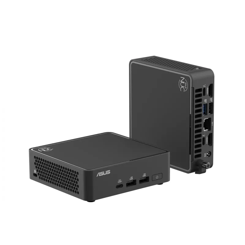 ASUS NUC RNUC15CRKU5063C2 Intel Core Ultra 5 225H 16 GB DDR5-SDRAM 512 GB SSD Windows 11 Pro Mini PC juodas
