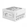 Maitinimo blokas MSI MAG A1000GL PCIE5 WHITE 1000 W ATX 24-pin, 80 PLUS Gold, 135 mm ventiliatorius