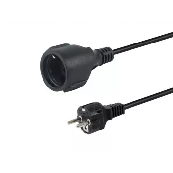 Equip 112183 maitinimo kabelis juodas 10 m CEE7/7 CEE7/3
