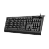 CONCEPTRONIC USB klaviatūra su išmaniuoju ID kortelių skaitytuvu KAYNE01IT - pilno dydžio 105 klavišų, itališkas išdėstymas, laidinė, 1,5 m laidas, juoda