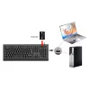 CONCEPTRONIC USB klaviatūra su išmaniuoju ID kortelių skaitytuvu KAYNE01IT - pilno dydžio 105 klavišų, itališkas išdėstymas, laidinė, 1,5 m laidas, juoda