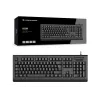 CONCEPTRONIC USB klaviatūra su išmaniuoju ID kortelių skaitytuvu KAYNE01IT - pilno dydžio 105 klavišų, itališkas išdėstymas, laidinė, 1,5 m laidas, juoda