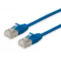 Equip Cat.6A F/FTP plonas komutacinis kabelis 0,15 m mėlynas 10000 Mbit/s