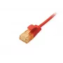 Equip Cat.6A U/UTP plonas komutacinis kabelis 2m raudonas 10000 Mbit/s