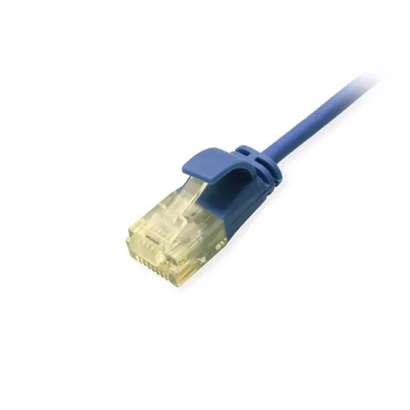 Equip Cat.6A U/UTP plonas komutacinis kabelis 1m mėlynas 10000 Mbit/s