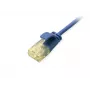 Equip Cat.6A U/UTP plonas komutacinis kabelis 1m mėlynas 10000 Mbit/s