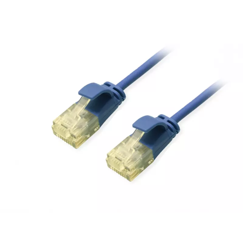 Equip Cat.6A U/UTP plonas komutacinis kabelis 2,0 m mėlynas 10000 Mbit/s