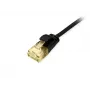 Equip Cat.6A U/UTP plonas komutacinis kabelis 0,5 m juodas 10000 Mbit/s