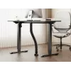 Kabelių įvorė Equip dviejų kanalų kabelių valdymo stuburas, juodas