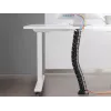 Kabelių įvorė Equip dviejų kanalų kabelių valdymo stuburas, juodas