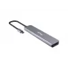 Equip USB-C 6 viename daugiafunkcis adapteris, HDMI 4K/30Hz, USB-C x 4, USB-A x 1, 5Gbps, 100W USB PD
