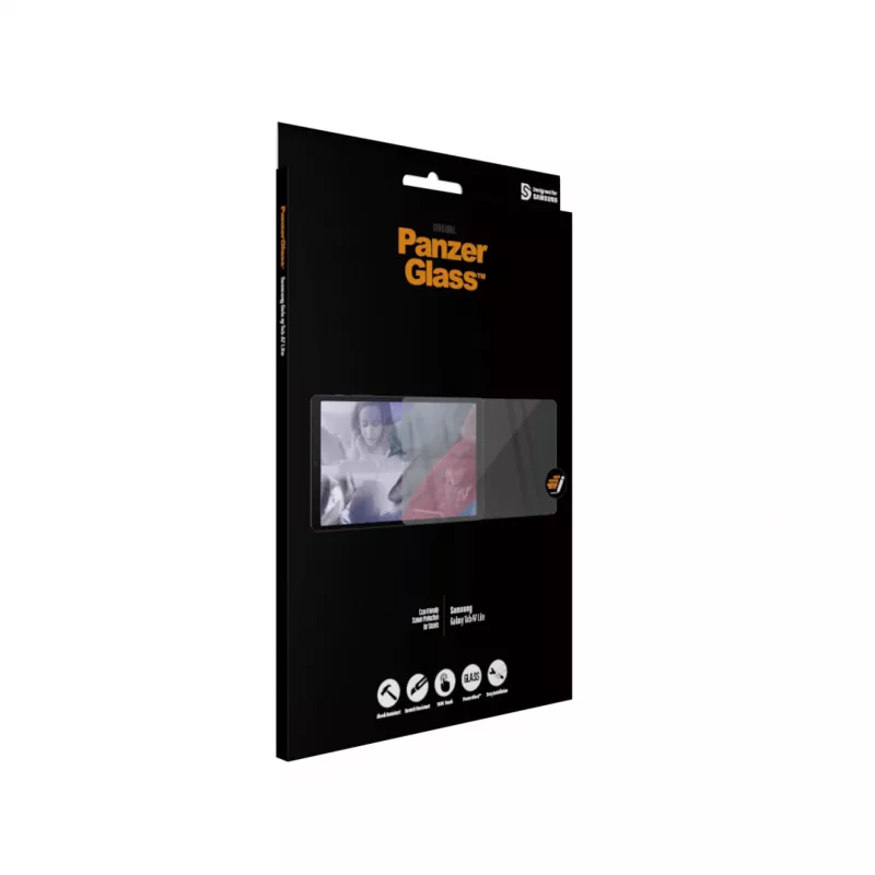 PanzerGlass ® Ekrano apsauga Samsung Galaxy T A7 Lite, Samsung, Samsung - Galaxy Tab A7 Lite, Sausas uždėjimas, Atsparus įbrėžimams, Atsparus smūgiams, Skaidrus, 1 vnt.