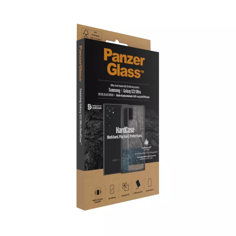 PanzerGlass ® HardCase Samsung Galaxy S22 Ultra 5G - Smokey Juoda