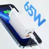 Įkroviklis usams T47 USB / USB-C 65W PD greitasis įkrovimas — 65W USB Power Delivery, USB-A + USB-C prievadai
