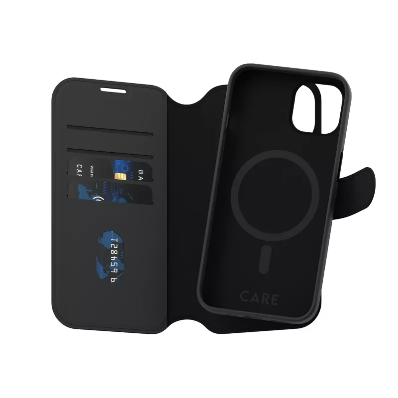 Dėklas PanzerGlass CARE by Feature Case Tango Two-in-One Wallet MagSafe iPhone 14 13