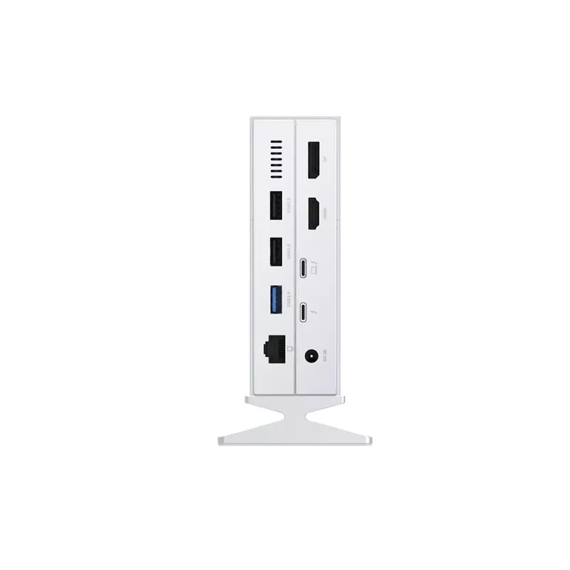 D-Link DUF-E01/E nešiojamojo kompiuterio dokas / prievado dubliatorius Laidinis Thunderbolt 4 Baltas