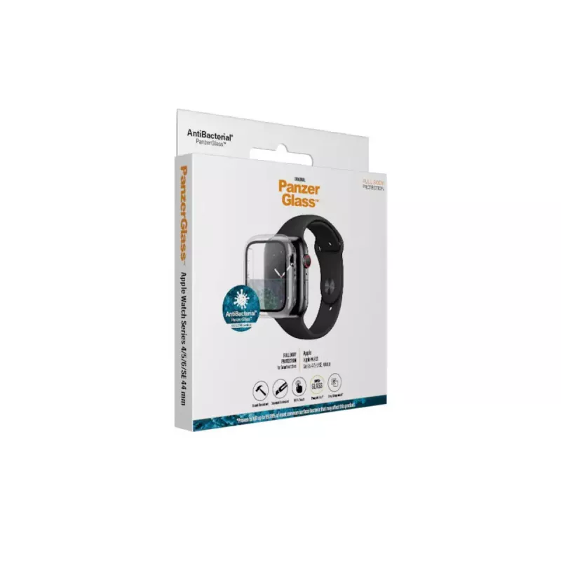 PanzerGlass ® Full body dėklas skaidrus Apple Watch SE 3 | SE | 6 | 5 | 4 | 44mm