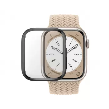 PanzerGlass ® Pilno rėmelio dėklas Apple Watch Series 9 | 8 | 7 | 45 mm | Juodas