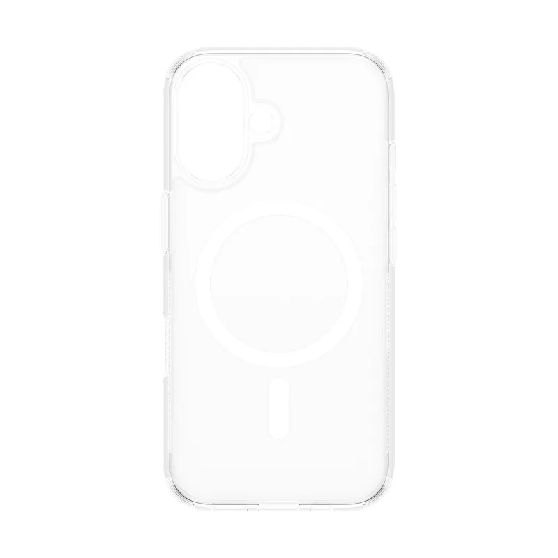 Dangtelis PanzerGlass HardCase permatomas su baltu MagSafe, skirtas iPhone '24 6,1 col.