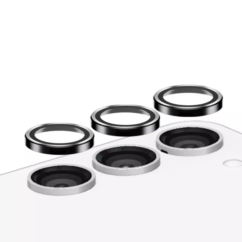PanzerGlass Hoops kameros objektyvo apsauga Samsung Galaxy S23 FE juoda, atspari įbrėžimams ir smūgiams