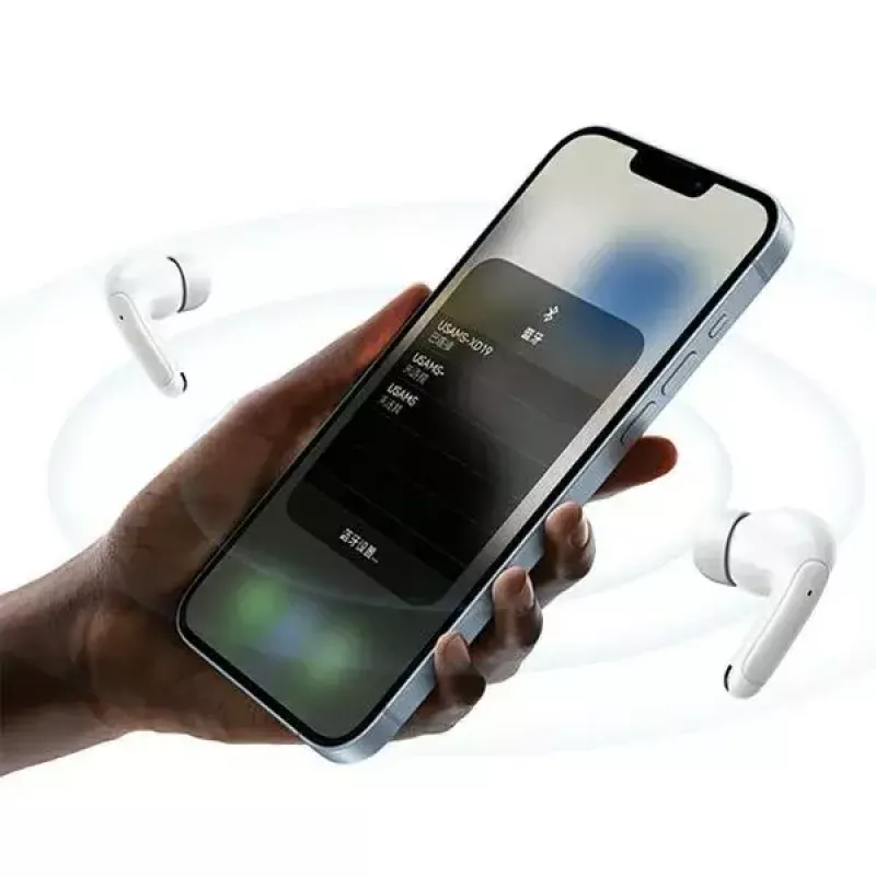 Bluetooth ausinės Usams TW S 5.3 X-Don Dual mic violetinės