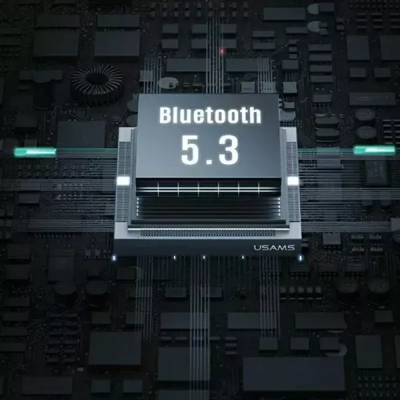 Bluetooth ausinės Usams TW S 5.3 X-Don Dual mic violetinės