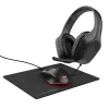 Trust GXT 790 ausinės laidinės galvos lankelis žaidimų Juoda