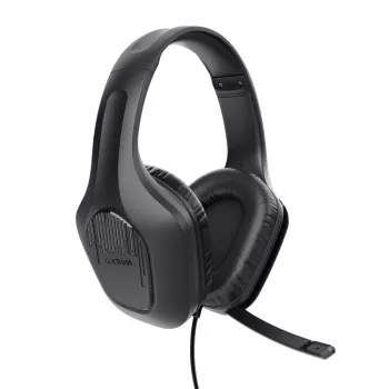 Trust GXT 790 ausinės laidinės galvos lankelis žaidimų Juoda