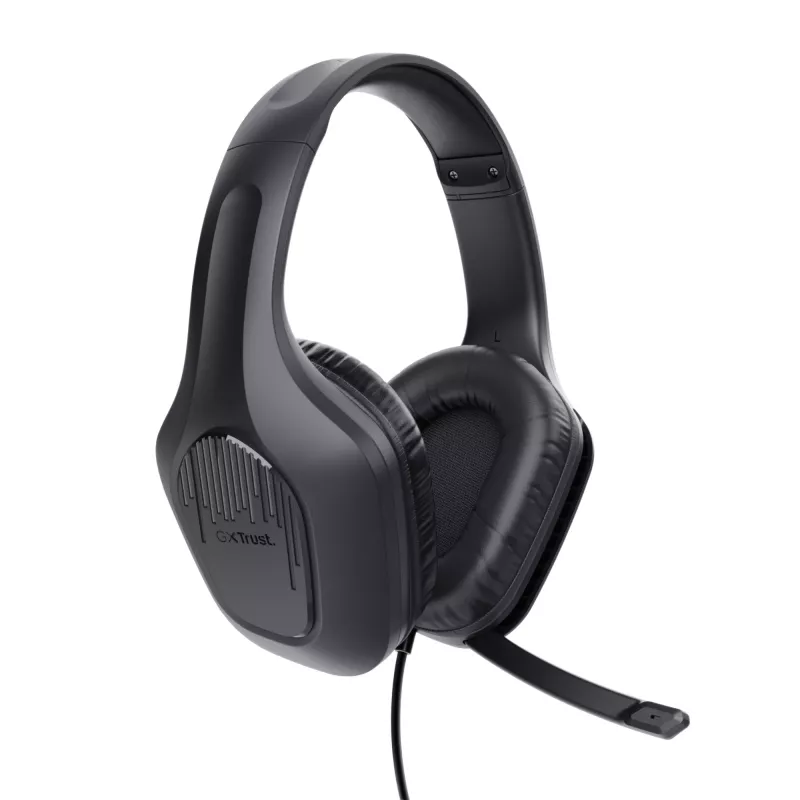Trust GXT 790 ausinės laidinės galvos lankelis žaidimų Juoda