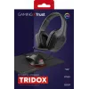 Trust GXT 790 ausinės laidinės galvos lankelis žaidimų Juoda