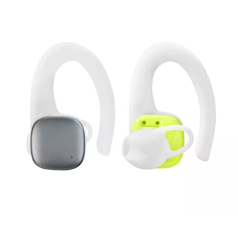 Hama Spirit Athletics ausinės True Wireless Stereo (TWS) ausinės su ausies lankeliu sportinės Bluetooth baltos, geltonos