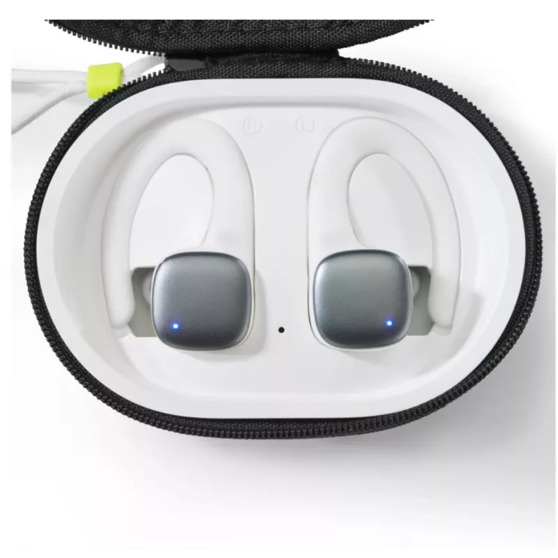 Hama Spirit Athletics ausinės True Wireless Stereo (TWS) ausinės su ausies lankeliu sportinės Bluetooth baltos, geltonos