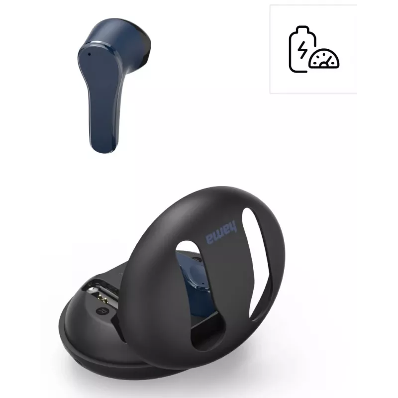 Hama Spirit Unchained ausinės True Wireless Stereo (TWS) į ausis įdedamos Skambučiai/Muzika Bluetooth juoda, mėlyna