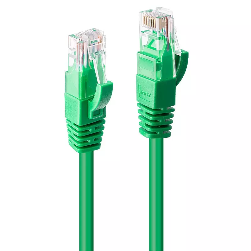 Lindy 0.3m Cat.6 U/UTP tinklo kabelis, žalias, 0.3 m, Cat6, U/UTP (UTP), RJ-45, RJ-45, žalias