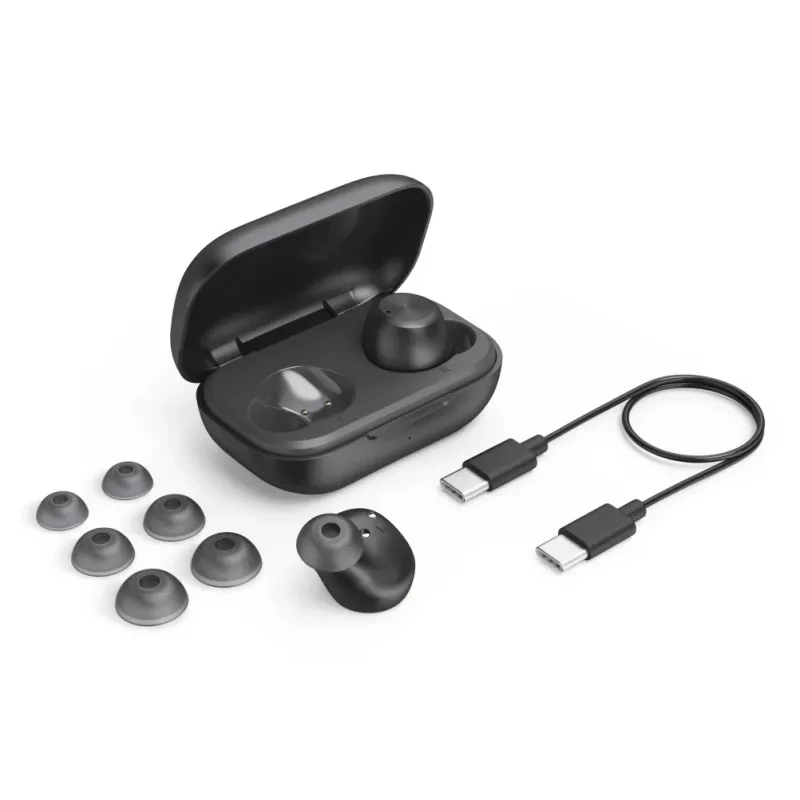 Hama Spirit Chop II ausinės True Wireless Stereo (TWS) į ausis įdedamos sportui Bluetooth juodos