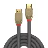 Lindy 20 m standartinis HDMI laidas, Gold Line, 20 m, HDMI A tipo (standartinis), HDMI A tipo (standartinis), 4096 x 2160 pikselių, 10,2 Gbit/s, pilka
