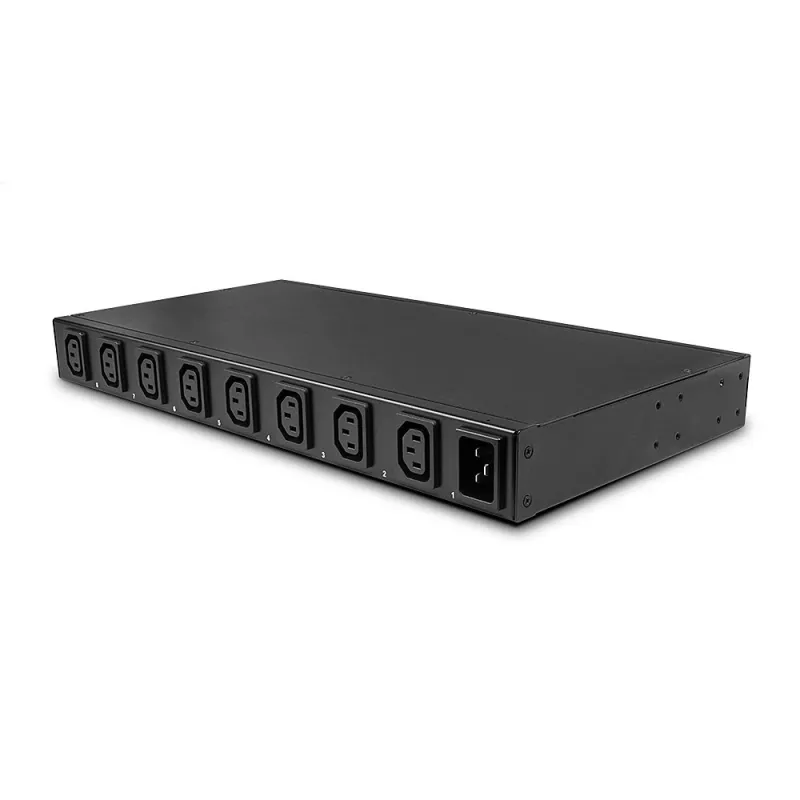 Lindy IPower Switch Pro 8 (Energijos valdymas per IP), vidaus, C14 jungtis, juoda, plienas, 8 kintamosios srovės lizdai (-ų), perkaitimo apsauga