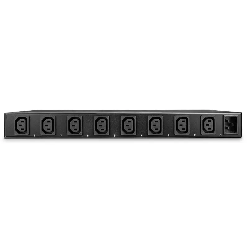 Lindy IPower Switch Pro 8 (Energijos valdymas per IP), vidaus, C14 jungtis, juoda, plienas, 8 kintamosios srovės lizdai (-ų), perkaitimo apsauga