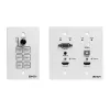 Lindy HDBaseT pristatymo sistema su valdymo klaviatūra, 3840 x 2160 pikselių, AV siųstuvas ir imtuvas, 70 m, laidinis, juoda, balta, HDCP