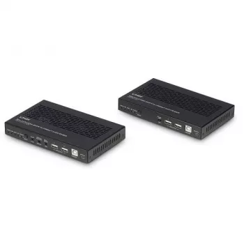 Lindy 100m Cat.6A HDMI 4K60, garso, IR ir RS-232 HDBaseT 3.0 KVM plėtiklis